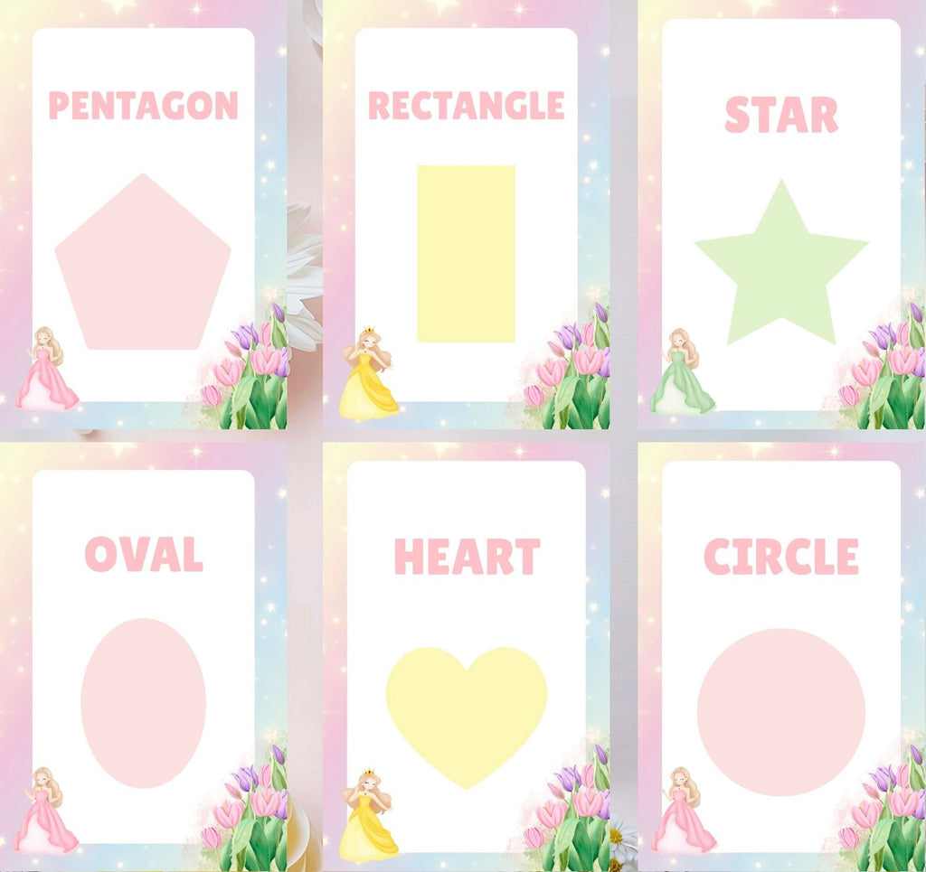 Princess Shape Cards