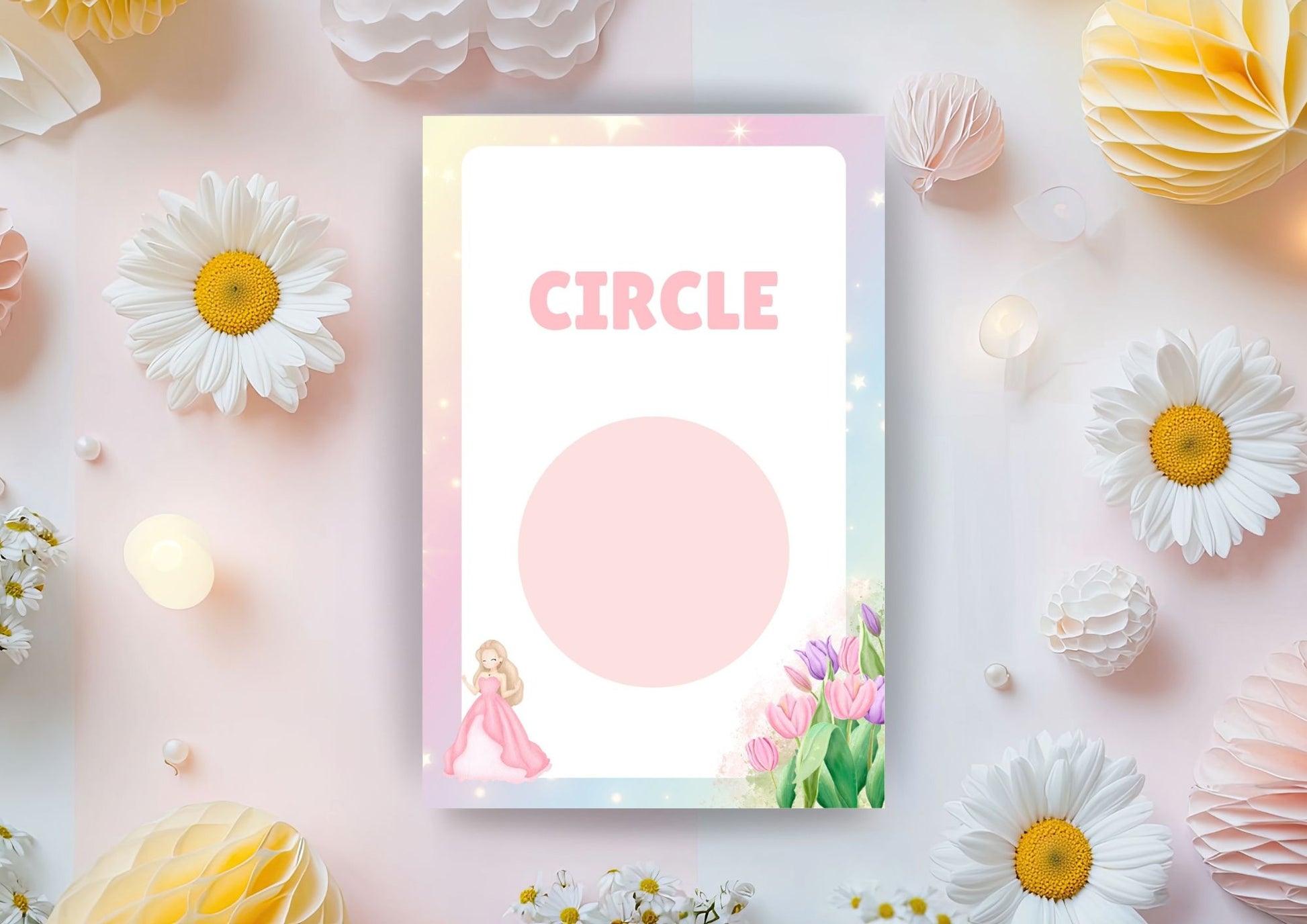Princess Shape Cards
