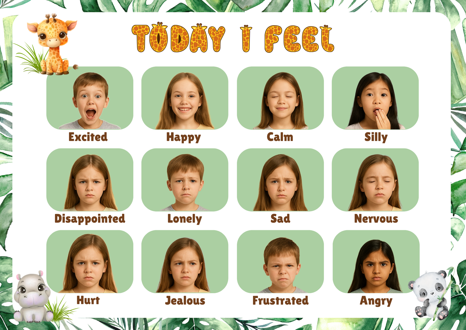 Jungle Emotional Chart