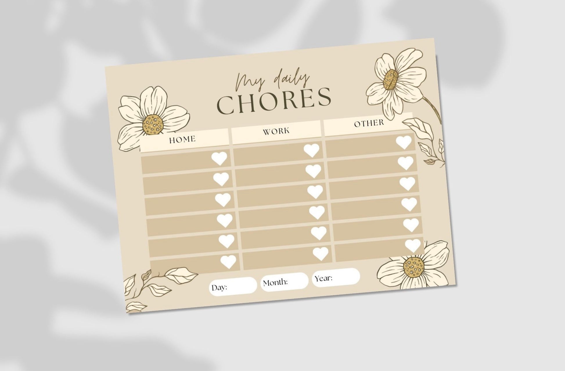 My Daily Chore Chart