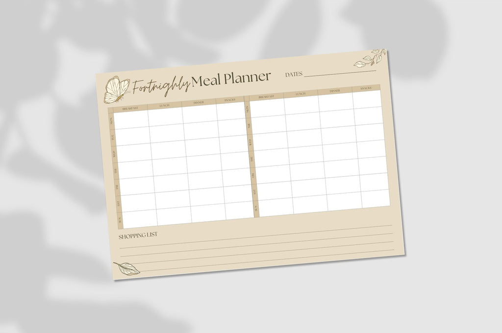 Fortnighly Meal Planner