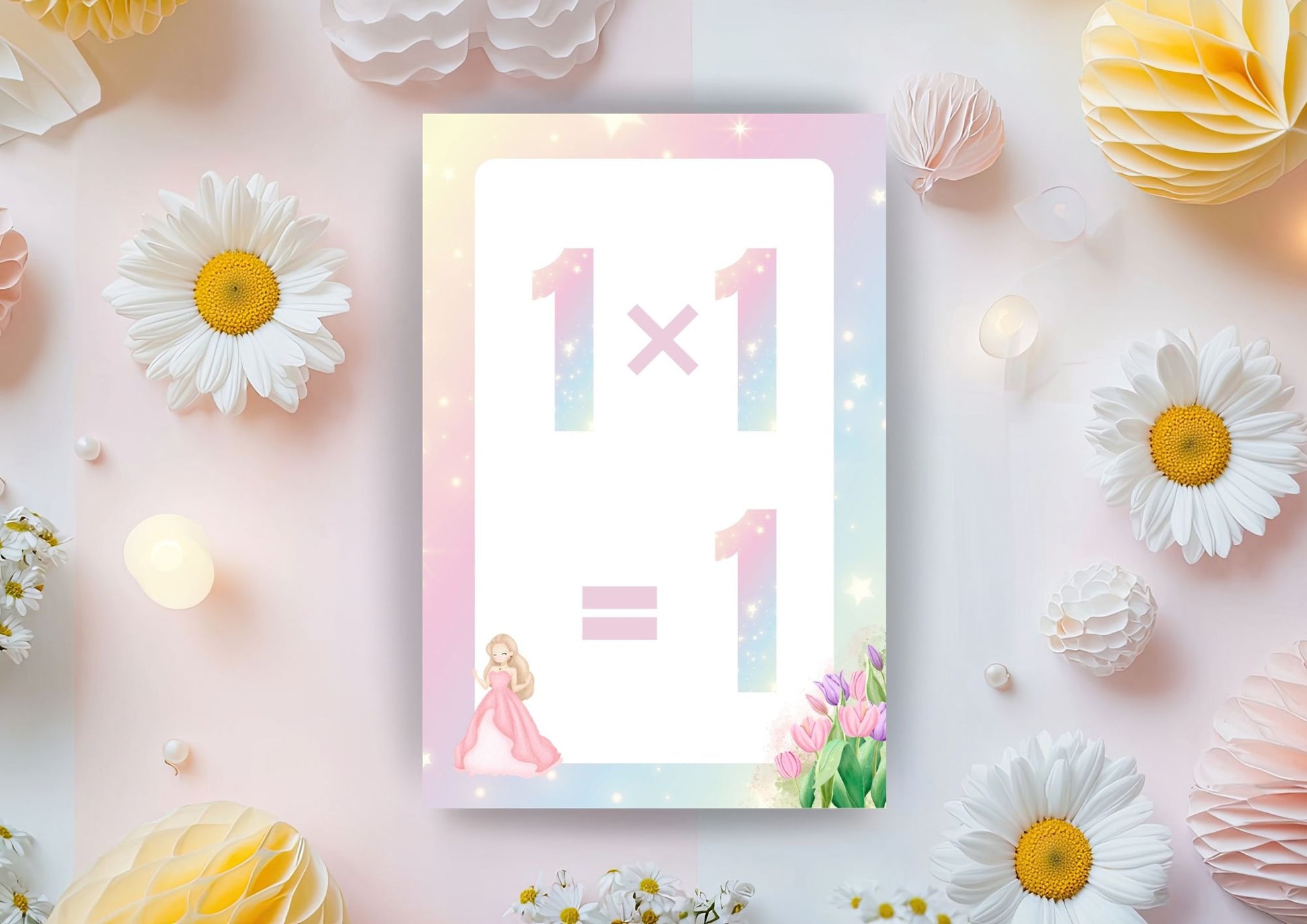 Princess Times Table Cards