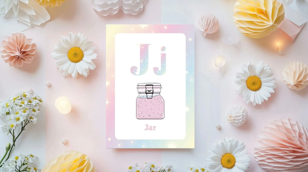 Rainbow Galaxy ABC Cards